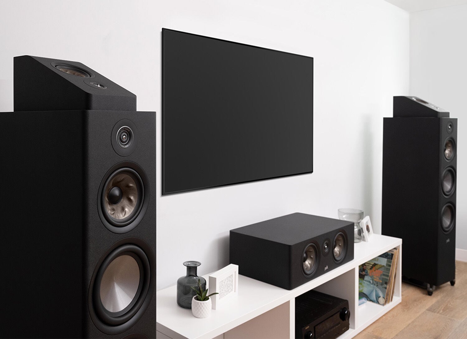 Polk floor standing speakers