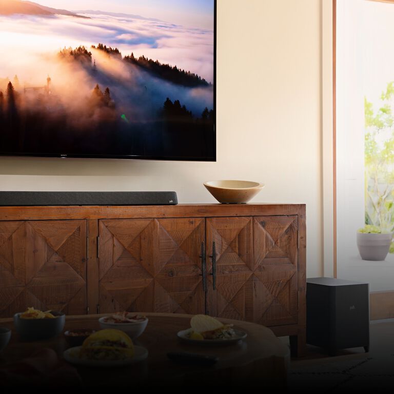 Power of Polk Soundbars with subs
