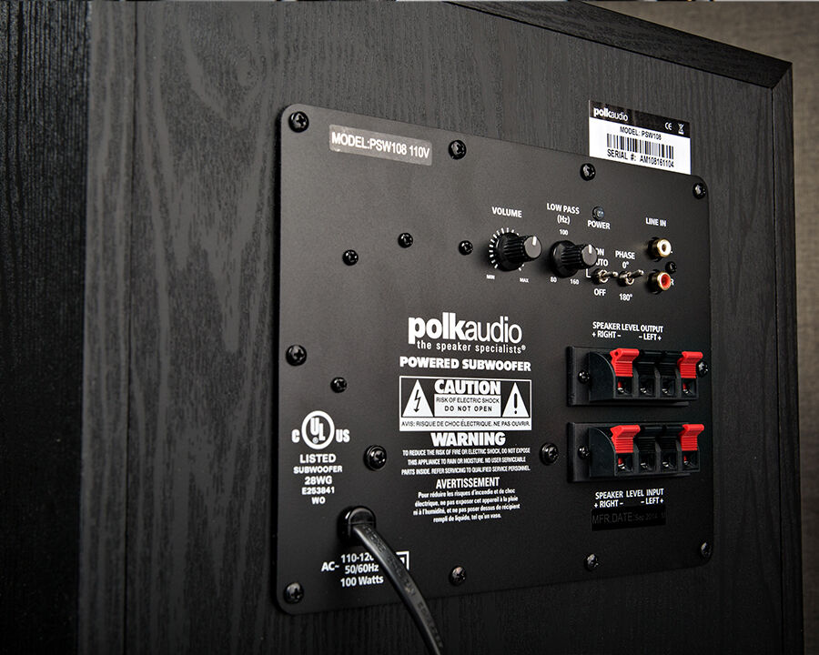 Polk audio shop model psw108