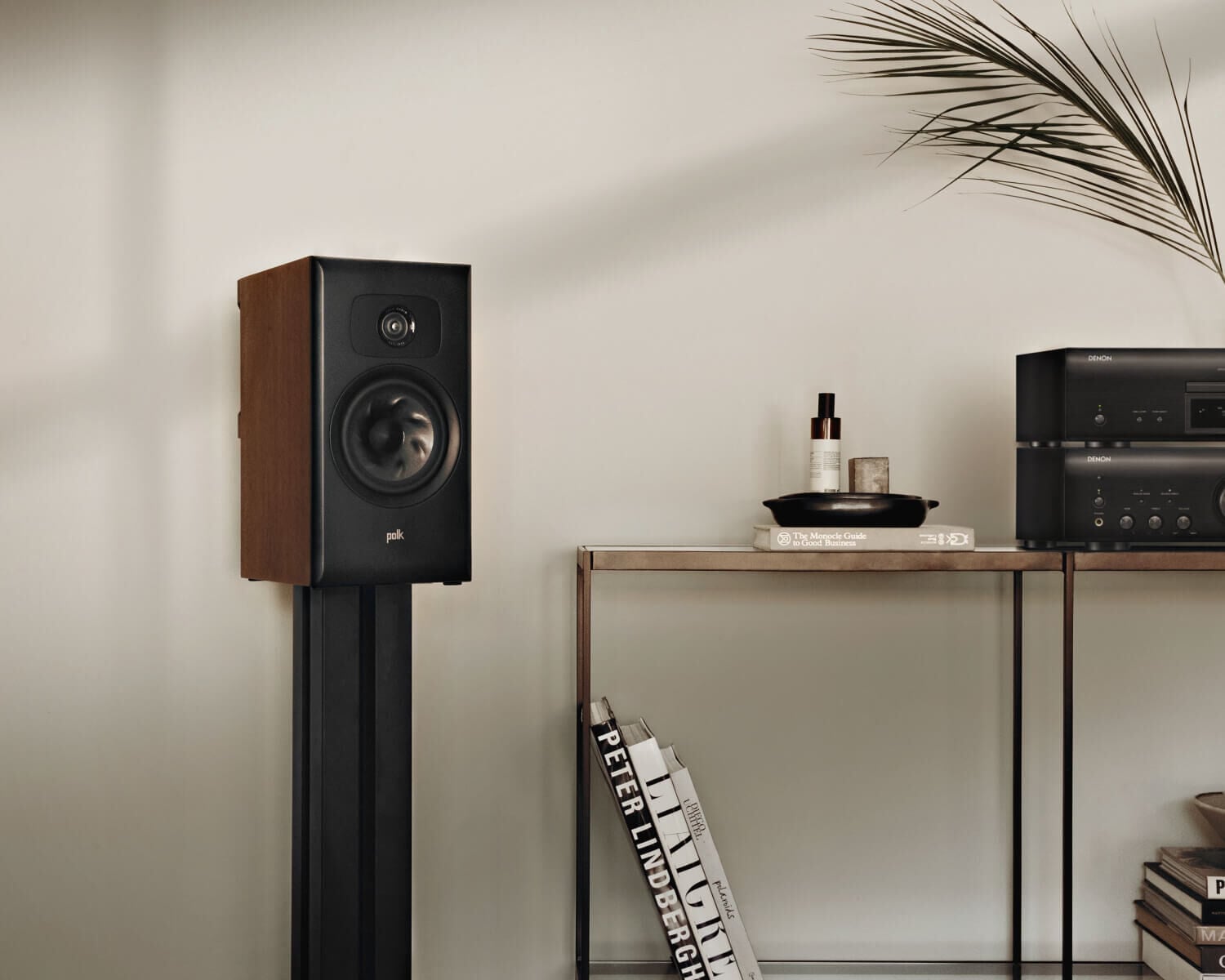 Legend speaker on stand