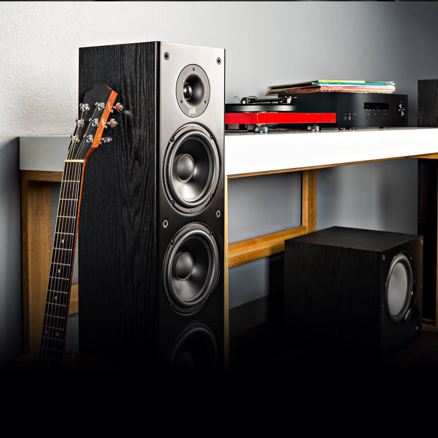Polk t series five channel hot sale