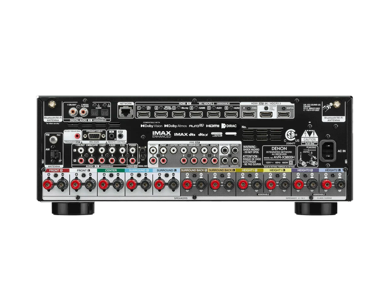 AVR-X3800H, Black, dynamic