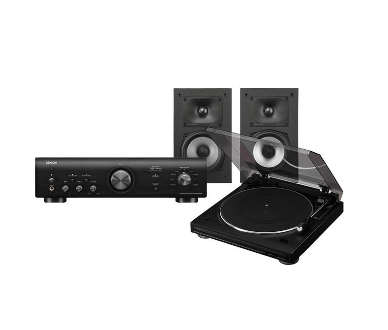 Monitor XT15 Silver System with Denon Hi-Fi Bundle, Black, dynamic