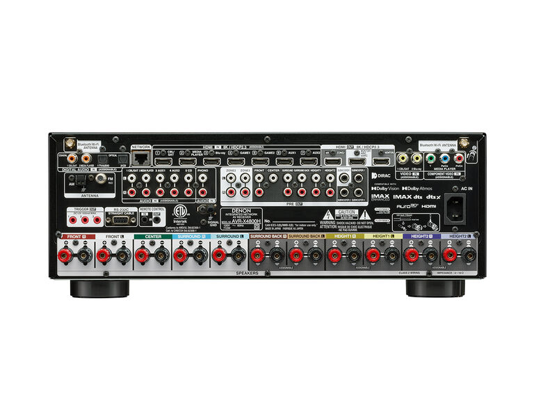 AVR-X4800H, Black, dynamic