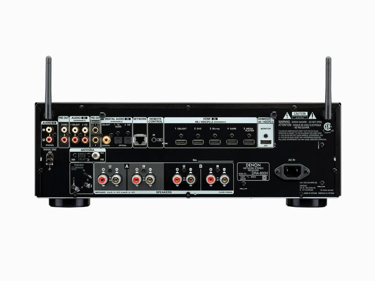 Denon 2ch Network Receiver DRA-800H SP, Black, dynamic