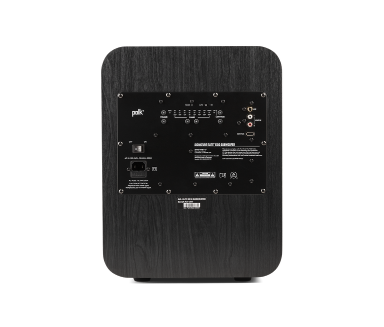 Signature Elite ES10 Subwoofer, Black, dynamic