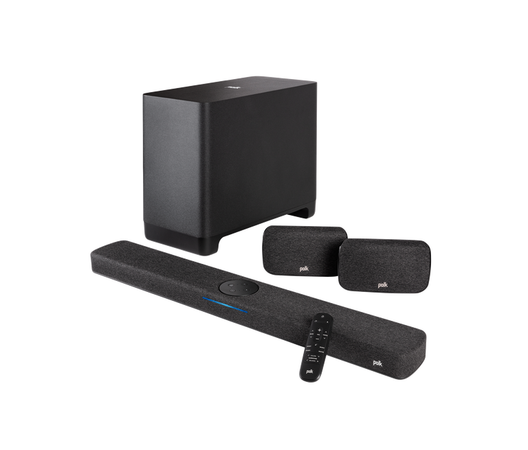 React Sound Bar, Black, dynamic