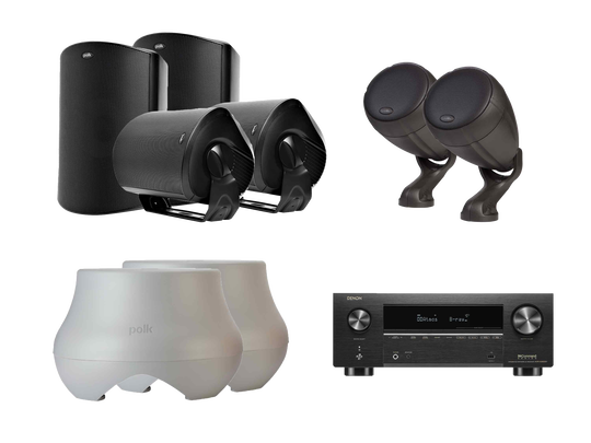 Atrium Outdoor 6.2-Channel System With AVR, , dynamic