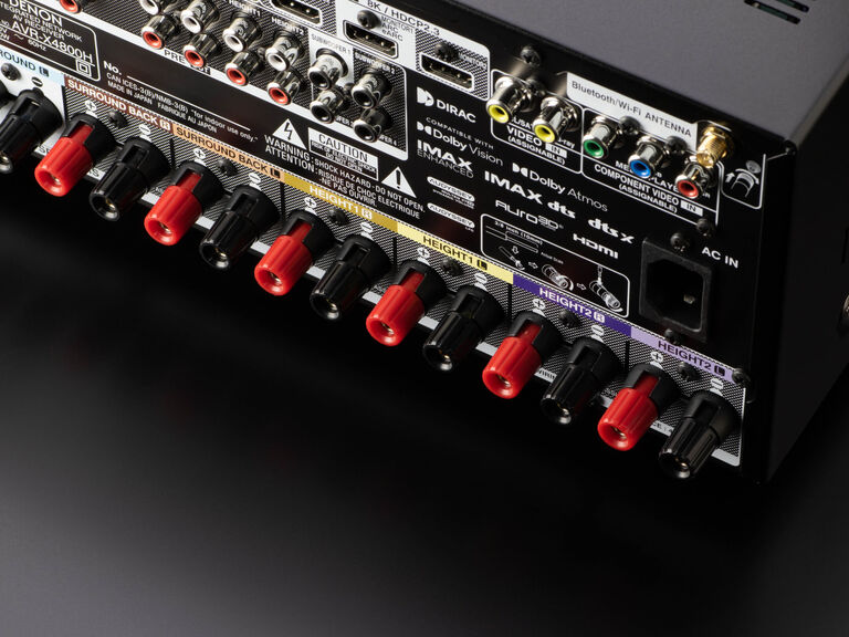 AVR-X4800H, Black, dynamic