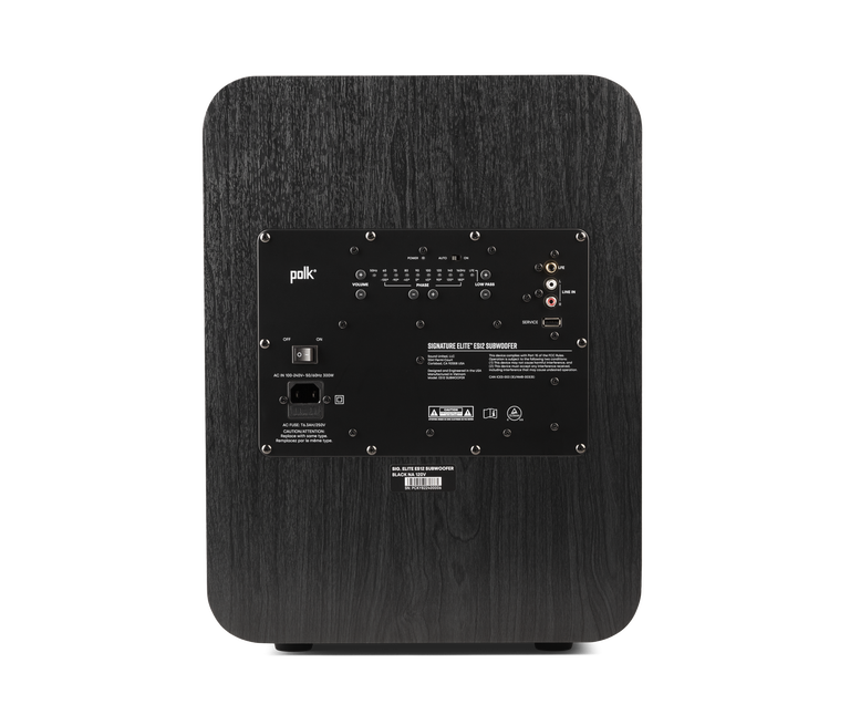 Signature Elite ES12 Subwoofer, Black, dynamic
