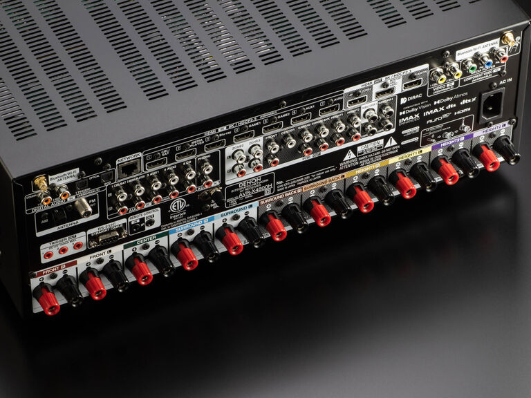 AVR-X4800H, Black, dynamic