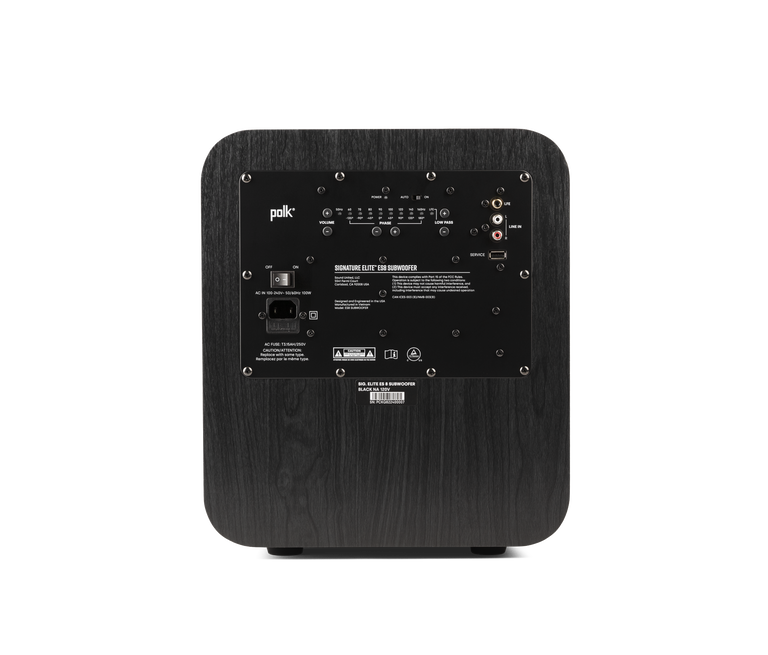 Signature Elite ES8 Subwoofer, Black, dynamic