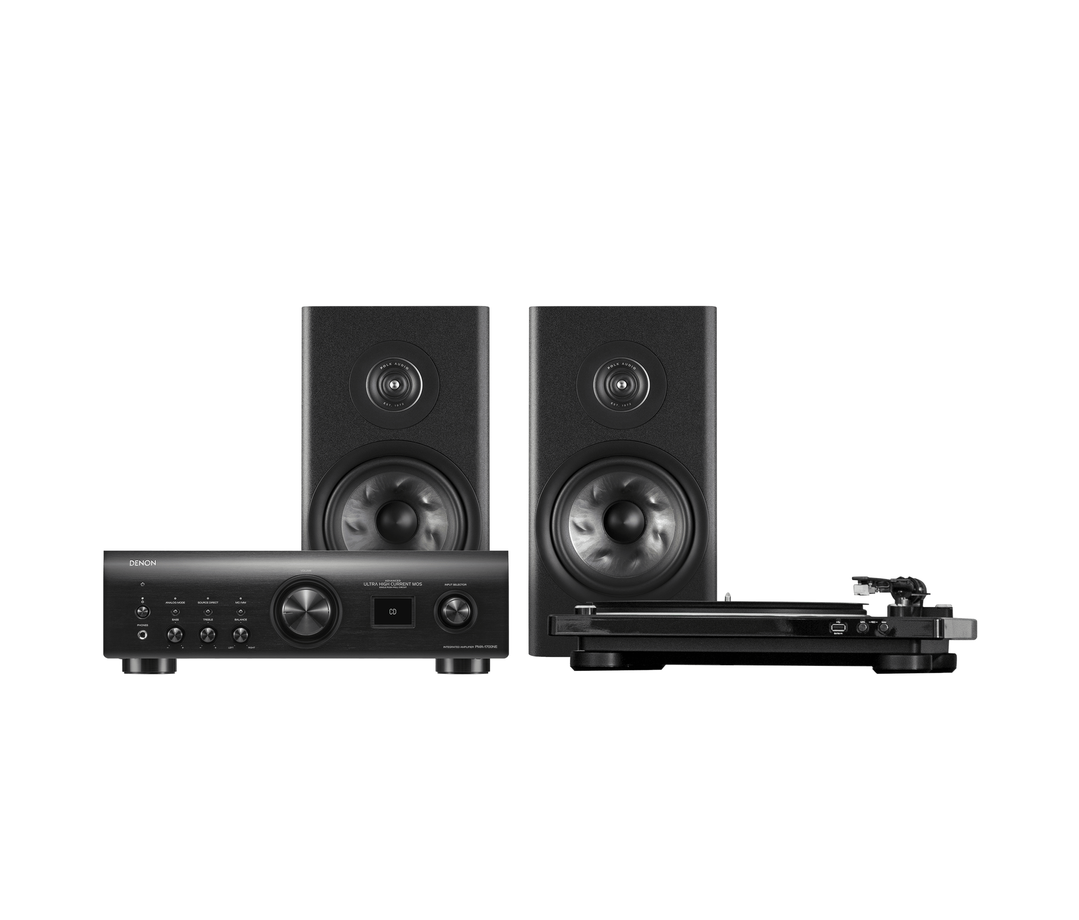 Reserve R200 Platinum System with Denon Hi-Fi Bundle, Black, dynamic