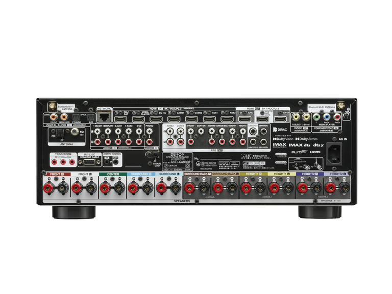 AVR-X4800H, Black, dynamic