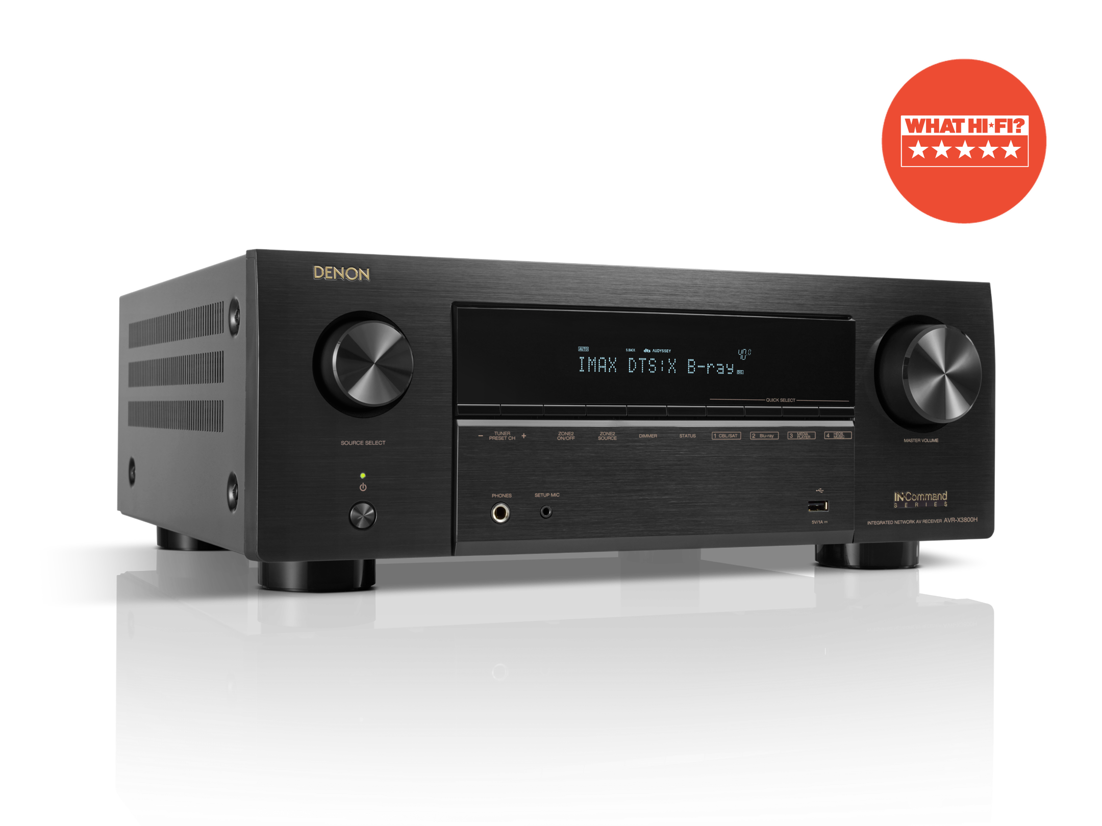 AVR-X3800H, Black, dynamic