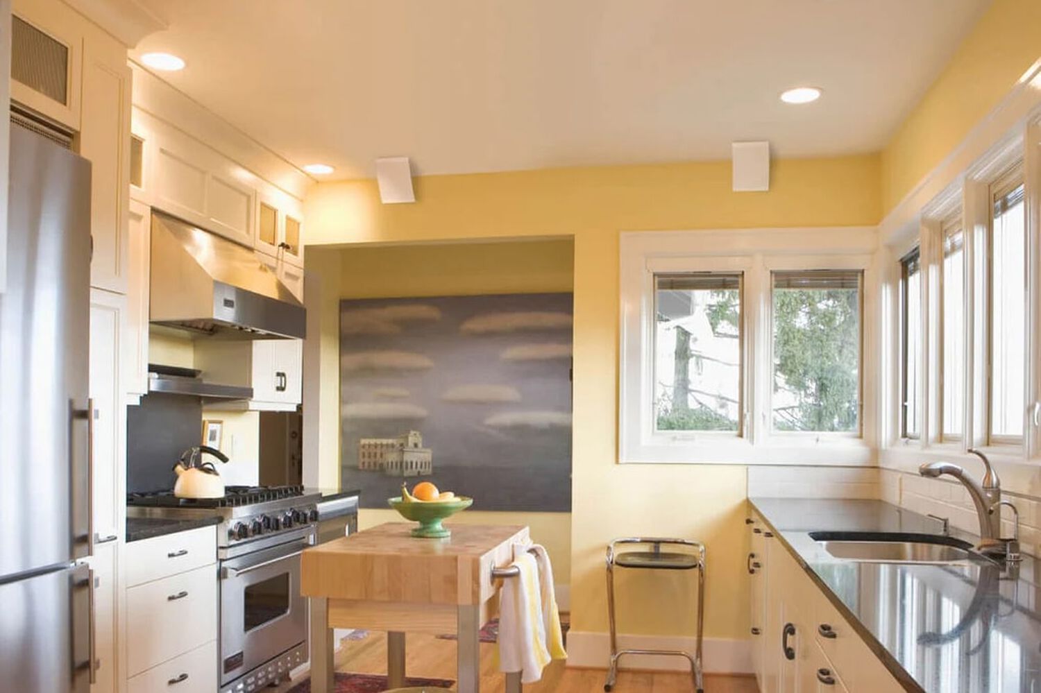 Polk on-wall speakers