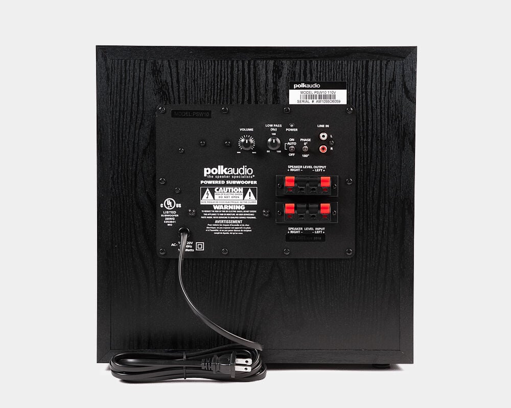 Polk Audio PSW10 & AURALEXアイソレーションパッド PSW 10 - Powered 10