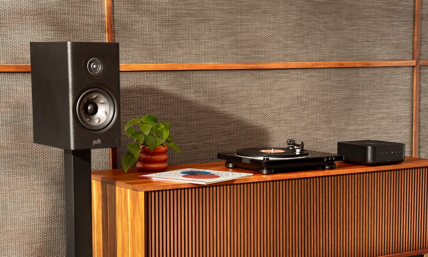 REMIX YOUR STYLE 高級オーディオフルセット『DENON』POLK Denon x Polk Ultimate Vinyl Bundle - Denon DP-450USB turntable