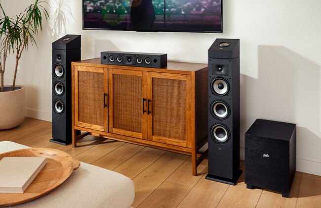 Monitor XT35 - High-Resolution Slim Center Channel Speaker | Polk
