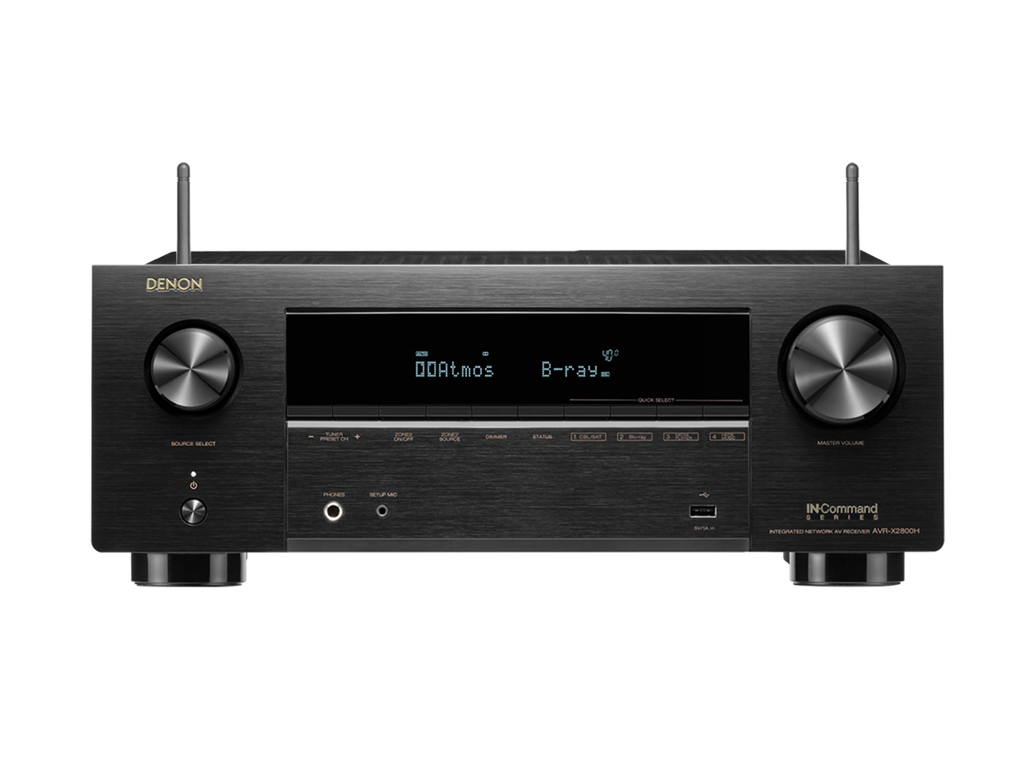 AVR-X2800H, Black, dynamic