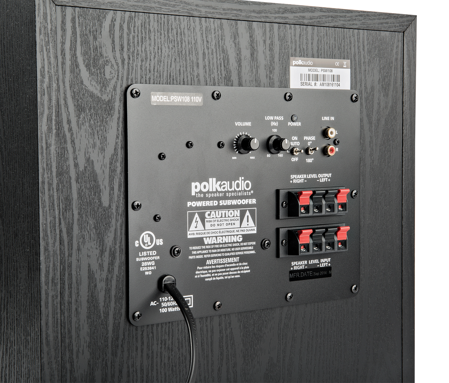 PSW 108, Black, dynamic