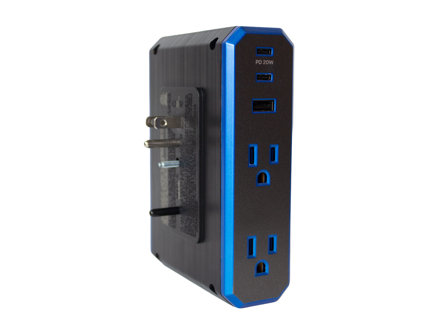 V Series Power 4-Outlet Surge Protector and Charger, , dynamic