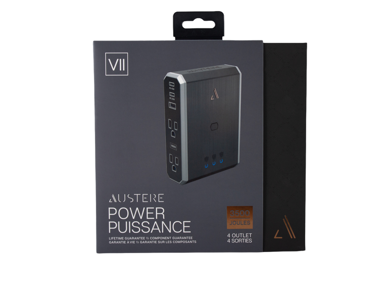 VII Series Power 4-Outlet Surge Protector and Charger, , dynamic