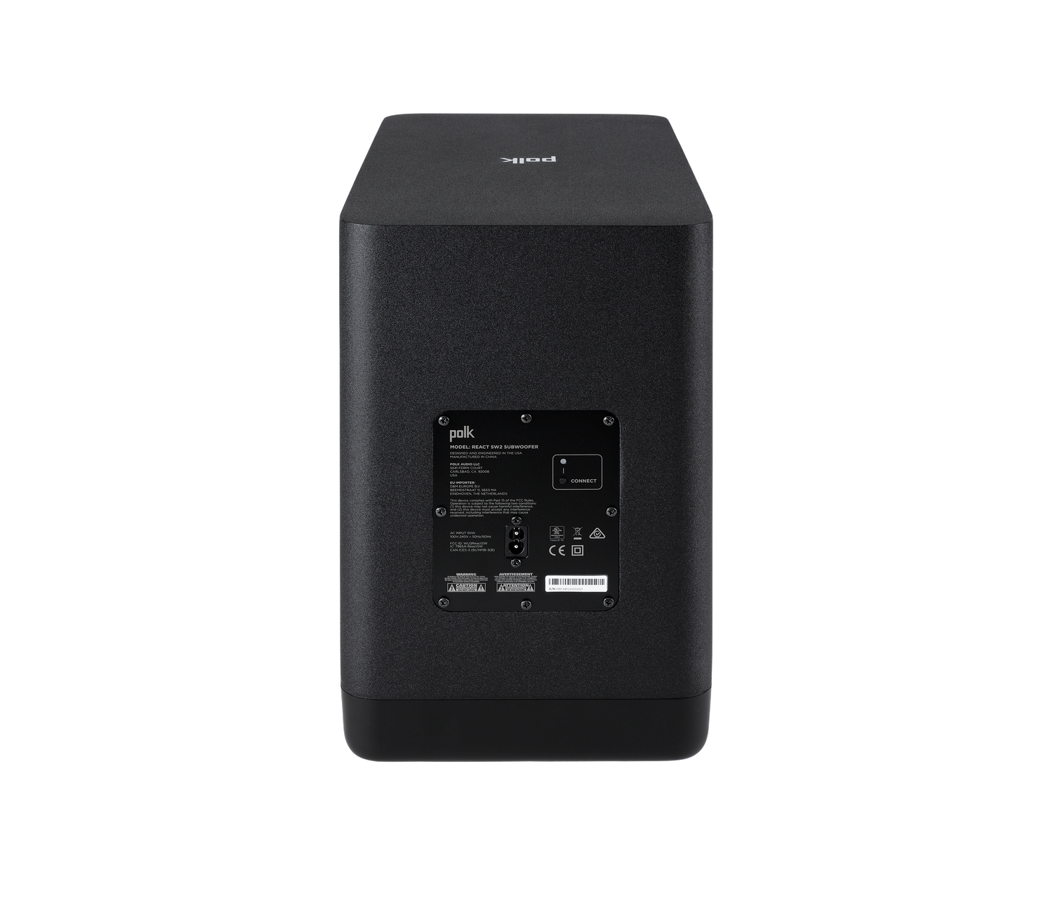 React Sound Bar, Black, dynamic