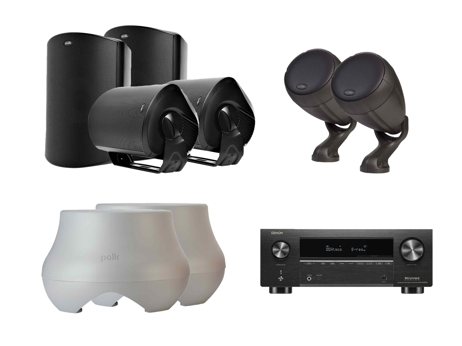Atrium Outdoor 6.2-Channel System With AVR, , dynamic