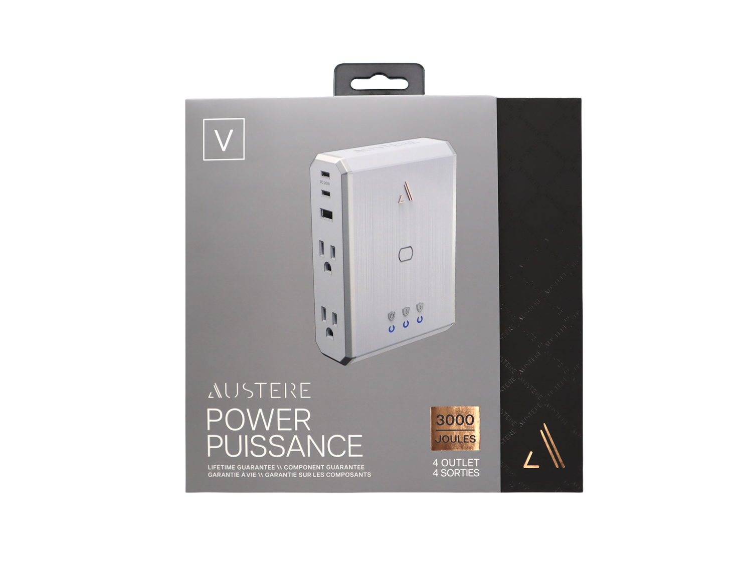 V Series Appliance Power 4-Outlet Surge Protector and Charger, , dynamic