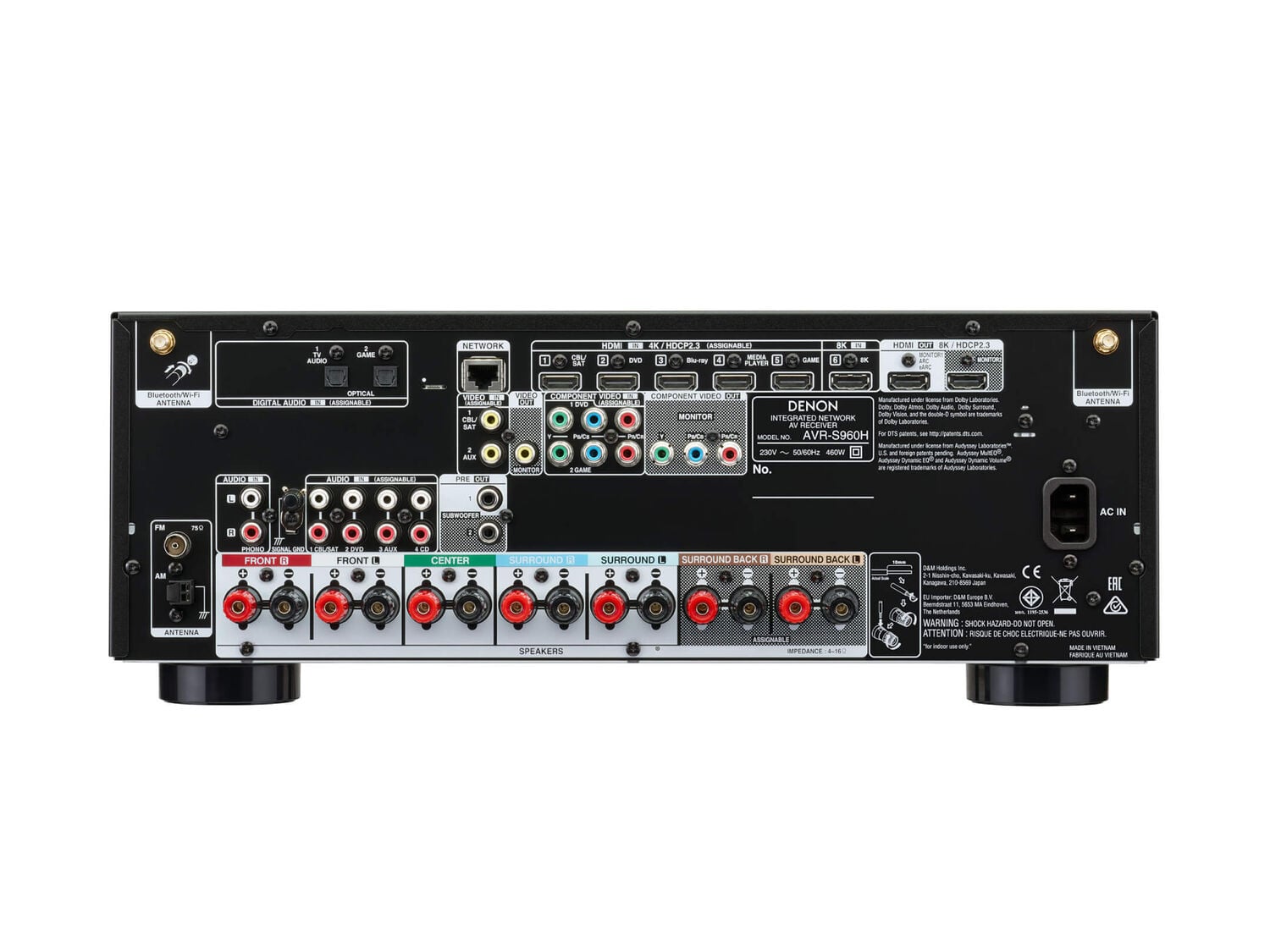 AVR-S960H, Black, dynamic