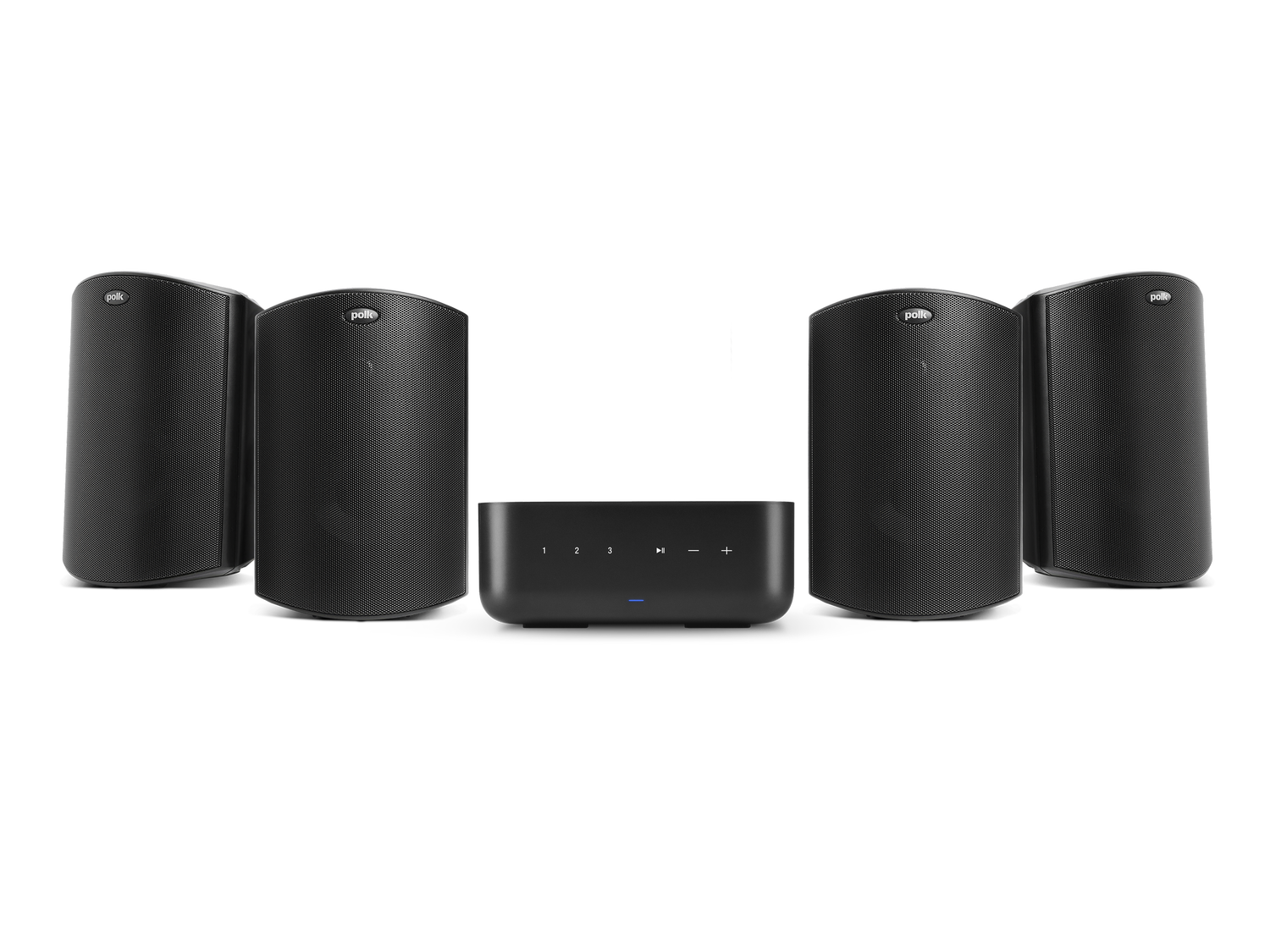 Atrium Outdoor System with Denon Home Amp, Black, dynamic
