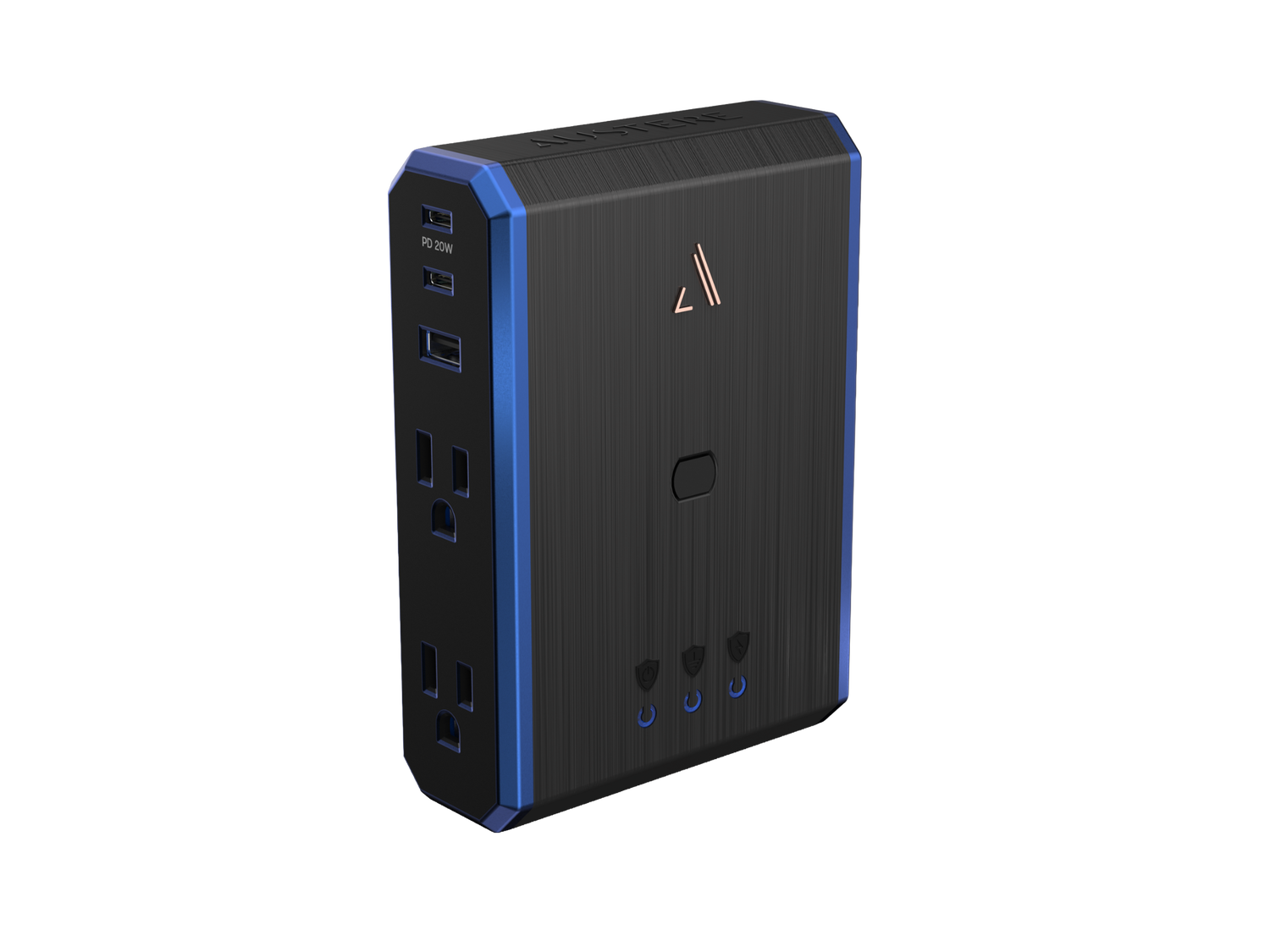 V Series Power 4-Outlet Surge Protector and Charger, , dynamic