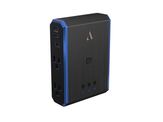 V Series Power 4-Outlet Surge Protector and Charger, , dynamic
