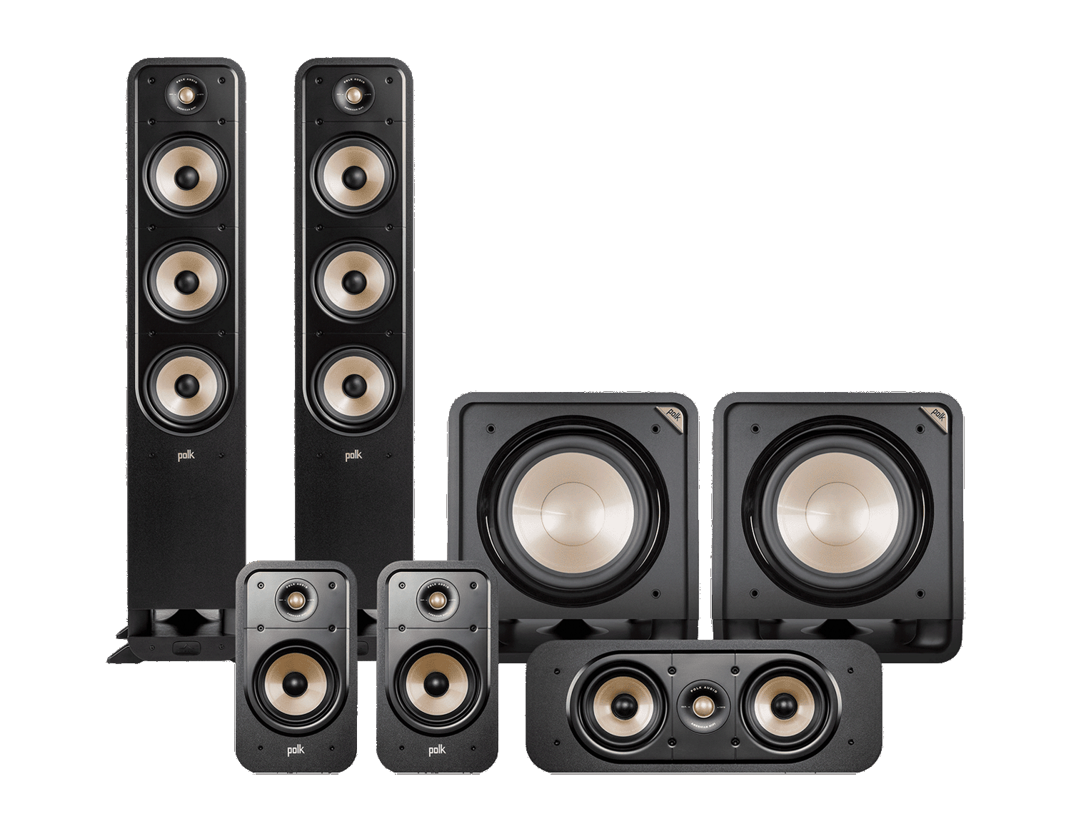 Polk 7.1 sale home theater speakers